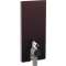 Panneau Geberit Monolith+ WC sol 114 cm: verre chocolat aluminium