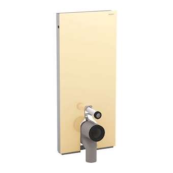 Panneau Geberit Monolith+ WC sol 114 cm: verre sable aluminium|Geberit-GBR131.233.TG.5