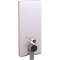 Panneau Geberit Monolith+ WC sol 114 cm: verre blanc aluminium