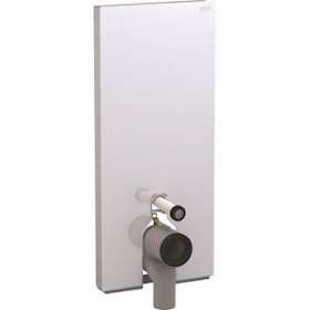 Panneau Geberit Monolith+ WC sol 114 cm: verre blanc aluminium|Geberit-GBR131.233.SI.5