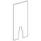 Habillage frontal Geberit Monolith WC sol, 114 cm: Sable / Verre