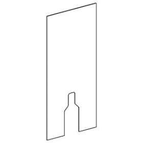 Habillage frontal Geberit Monolith WC sol, 114 cm: Sable / Verre|Geberit-GBR242.667.TG.1