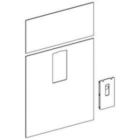 Habillage frontal Geberit Monolith lavabo: Noir / Verre|Geberit-GBR242.702.SJ.1