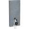 Panneau Geberit Monolith WC sol 114 cm: aspect ardoise aluminium chromé noir