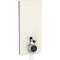 Panneau Geberit Monolith WC sol 114 cm: verre sable gris aluminium