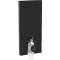 Panneau Geberit Monolith WC sol 114 cm: verre noir aluminium chromé noir