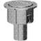Poussoir Geberit mécanisme chasse type 240 double touche: Chr bri