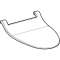 Couvercle d'abattant pour Geberit Balena 6000: pergamon