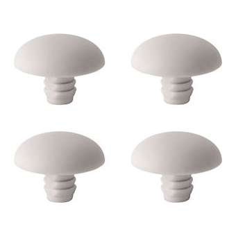 Kit tampons à emboîter couvercle d'abattant, Geberit Balena 6000: manhattan|Geberit-GBR241.518.CG.1