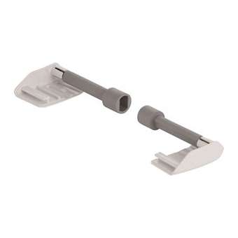 Kit de charnières pour Geberit Balena 6000 (2 pc.): manhattan|Geberit-GBR241.567.CG.1