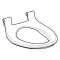 Lunette d'abattant pour Geberit AquaClean 5000plus / 5000: beige bahamas