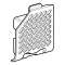 Compartiment de filtre pour Geberit Balena 6000: beige bahamas