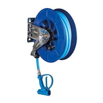 Enrouleur auto. av tuyau L. 15 m et pistolet à jet réglable|Delabie-DL55676T2