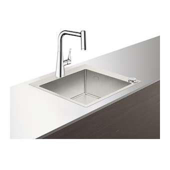 C71-F450-01 Ensemble évier/mit Select 450, avec mit 220 2 trous av sBox chromé|Hansgrohe-HA343207000