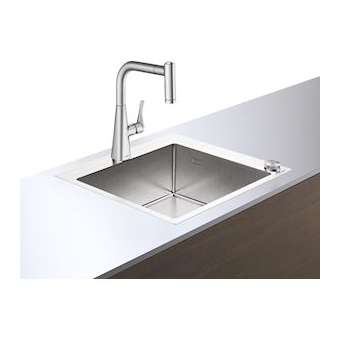 C71-F450-01 Ensemble évier/mit. combiné 450 Select avec sBox aspect acier inox|Hansgrohe-HA343207800
