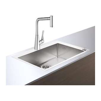 C71-F660-03 Ensemble évier/mit. combiné 660 Select avec sBox aspect acier inox|Hansgrohe-HA343209800
