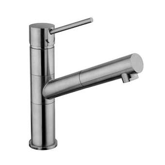 Mitigeur cuisine a douchette inox|Paini france-PININOX568D