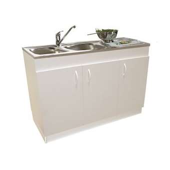 Sous-évier SIM'CLIP PVC HYDRO L1400 3 portes avec semelle rallongée|Neoform industries sas-UIDRS07N73140H