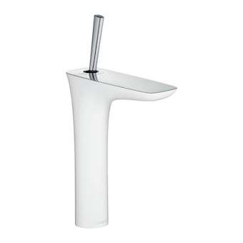 Mitigeur de lavabo 200 bonde Push-Open blanc/chromé|Hansgrohe-HA315081400