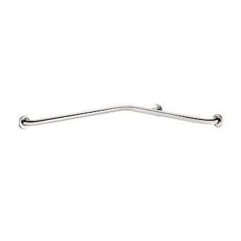 Barre coudée 2 murs D32 750x750 Inox poli brillant|Delabie-DL55120P2