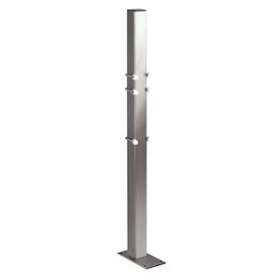 XColonne pr barre fixe ou rabatt. H.1000 Inox satiné (épuis.)|Delabie-DL55169P1