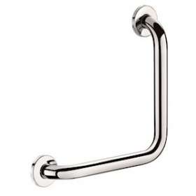 Barre à 90DEG D32 300x300 Inox poli brillant|Delabie-DL55180P2
