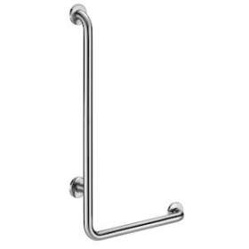 Barre de maintien en L (à droite) D32 H.750 Inox satiné|Delabie-DL55070DS