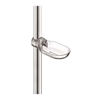 Porte-savon coulissant clipsable translucide pr barre D25+32|Delabie-DL5510120