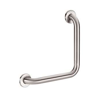 Barre à 90DEG D32 300x300 Inox satiné|Delabie-DL55180S