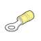 Cosse préisolée renforcée ronde jaune (4 à 6 mm²) - Diam. 8 mm|Cembre-CMBGKY-M8