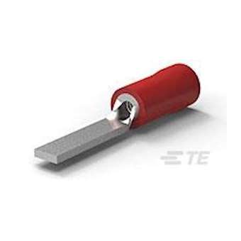 PIDGL 1,5-11-Cosse préisolée renforcée embout plat cranté 3x11mm-Roug-0,3-1,6mm²|TE Connectivity ( Ex Tyco Simel )-TYS606210