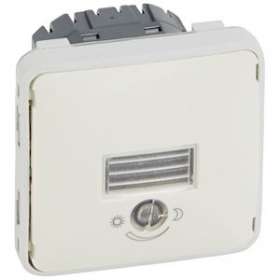 Interrupteur crépusculaire étanche Plexo composable IP55 blanc|Legrand-LEG069617