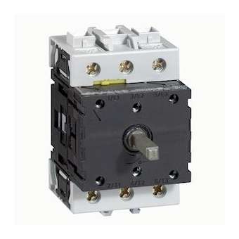 Bloc tripolaire nu pour interrupteur-sectionneur rotatif composable - 50A|Legrand-LEG022140