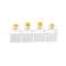 Acti9, cache-vis pour iC60 iID, 4P, lot de 20