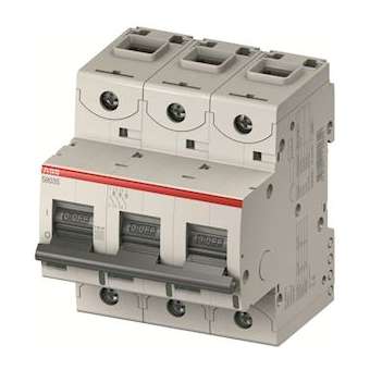 Disjoncteur S803C 3P 63A Courbe B Raccordement à vis - 25KA (4.5Modules)|ABB-ABB744319