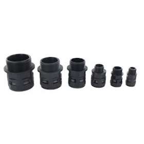 Raccord droit pol. noir NYLOFIX N°29-ISO32|Blm distribution-BLI312325