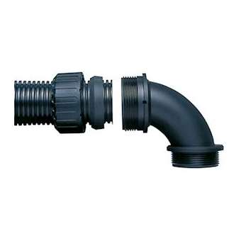 Raccord 90DEGPA6-FIL.EXT.FIX-M+ÉC-NR|ABB Thomas & Betts-TBFASF21M20C90BL