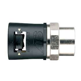 Raccord droit F.PA6&L.NI-M-EMB.MÉT.NR|ABB Thomas & Betts-TBFAT21M20SFABLY