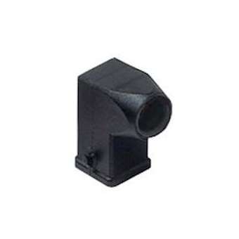 Capot plastique noir sortie latérale gabarit 21.21 - PG11|Ilme-IL1CK03VANS