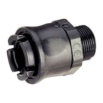 Raccord mâle droit pour conduit flexible RTA polyamide D42mm PG42|Legrand-LEG666545