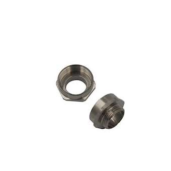 Adaptateur Mâle Pg 13 / Femelle ISO 16 - laiton nickelé - IP66|Eaton Capri-CAP750124