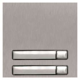 Module NEXA Inox, 2 BP sur 1 rangée|Golmar-BITGNX3120