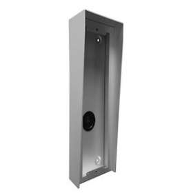 Boitier saillie avec visière NEXA inox, 4 modules 1 colonne|Golmar-BITGNX8741