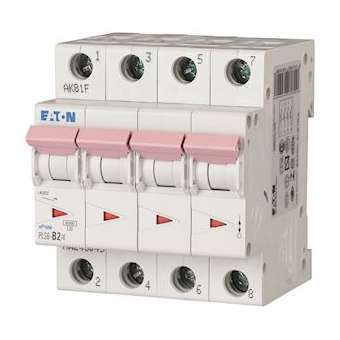 Disj. PLS 4X2A 6kA (EN 60898) cbe C|Eaton industries-EONPLS6-C2-4-MW