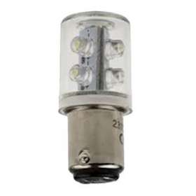 Ampoule B15D à LED pour O270 24Vcc Bleu culot B15D|AE&T-APQAMPB15LED0244