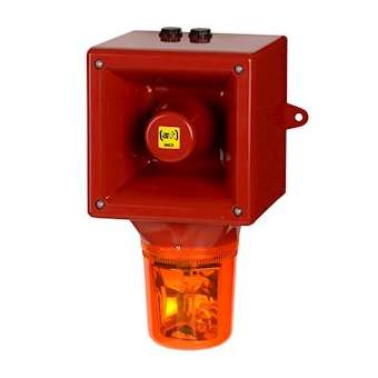 Combiné Feu tournant/120dB OPTASON 10-15 Vcc - Bleu - 64 sons|AE&T-APQO530CTV20124