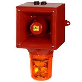 Combiné Feu tournant/120dB OPTASON 18-30 Vcc - Orange - 64 sons|AE&T-APQO530CTV20242