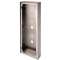 Cadre saillie inox avec visière pour gtsmvd, gtdmvaf & isdvfalac
