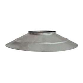 Bavette acier pour l'étanchéité extérieure des conduits spiralés D160 mm.|S&P France ( Unelvent )-UNE875223
