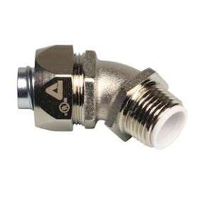 Racc. Stand. 45DEG, Fixe, Lait. nick., NPT 1/2' - Gaine SEALTITE 1/2'|Anamet-ANM8144161